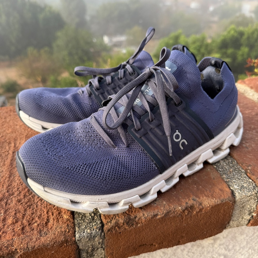 On Cloud Running Cloudswift Blue Grey Sneakers Men Size 9.5 Gorpcore 3MD1056
